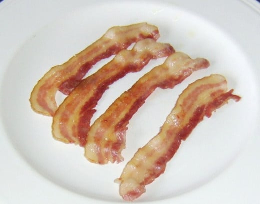 Cooked bacon