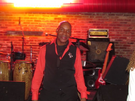 Jerry Blake, is plays soprano, alto sax, flute and does background vocals.