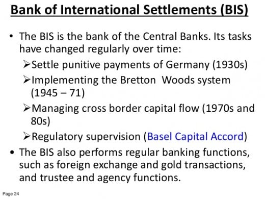 history of bank of international settlements The bank for international settlements is an organization that was founded by the global elite and it operates for the benefit of the global elite, and it is intended to be one of the key cornerstones of the emerging one world economic system. history of bank of international settlements The bank for international settlements is an organization that was founded by the global elite and it operates for the benefit of the global elite, and it is intended to be one of the key cornerstones of the emerging one world economic system.