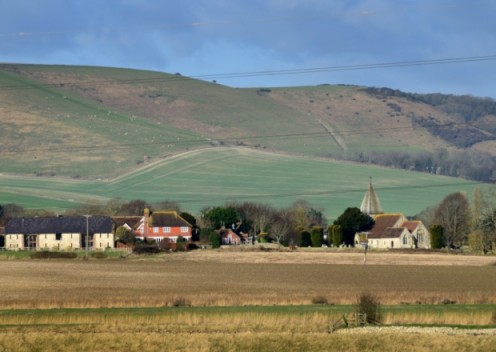 Rodmell Village in Sussex England
