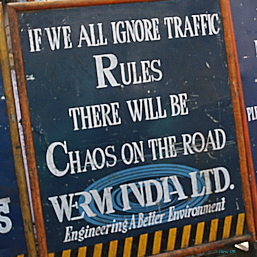 Follow traffic rules