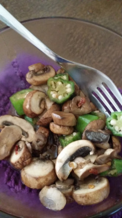 Easy and Quick Recipe: Mushroom & Okra