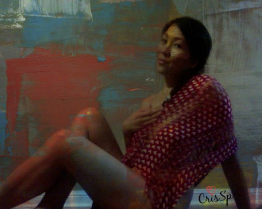 Self-Portrait on a canvas~2