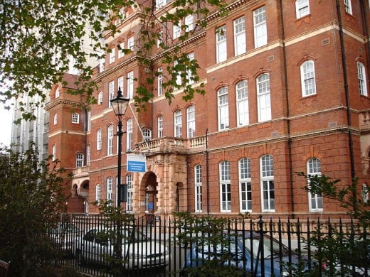 The National Neurological Hospital, an NHS hospital in Queen's Square, London WC1