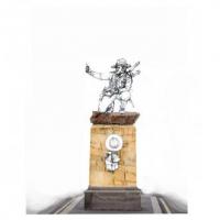 This statue is now proudly on display in Hamilton's main street