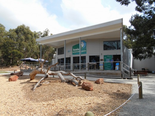 The Koala Conservation Centre main entrance.