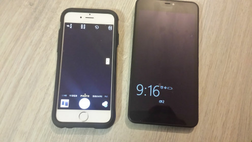 Iphone 6 vs Microsot Lumia 640 XL