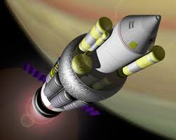 Artists impression of Orion Spaceship