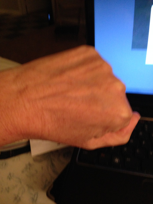 This is my fist. Not very big is it?