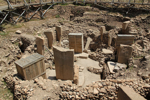 Erected Pillars of Gobekli Tepe