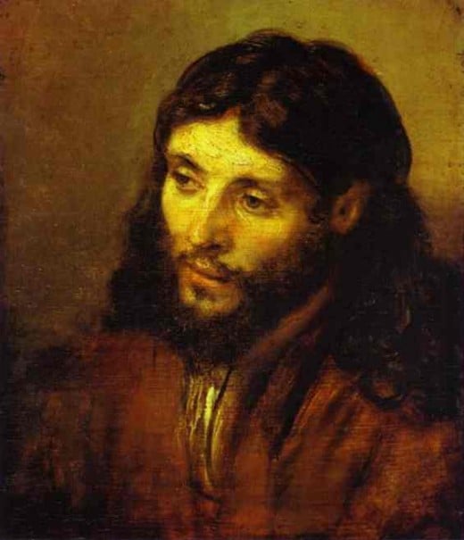 THE HEAD OF CHRIST by Rembrandt
