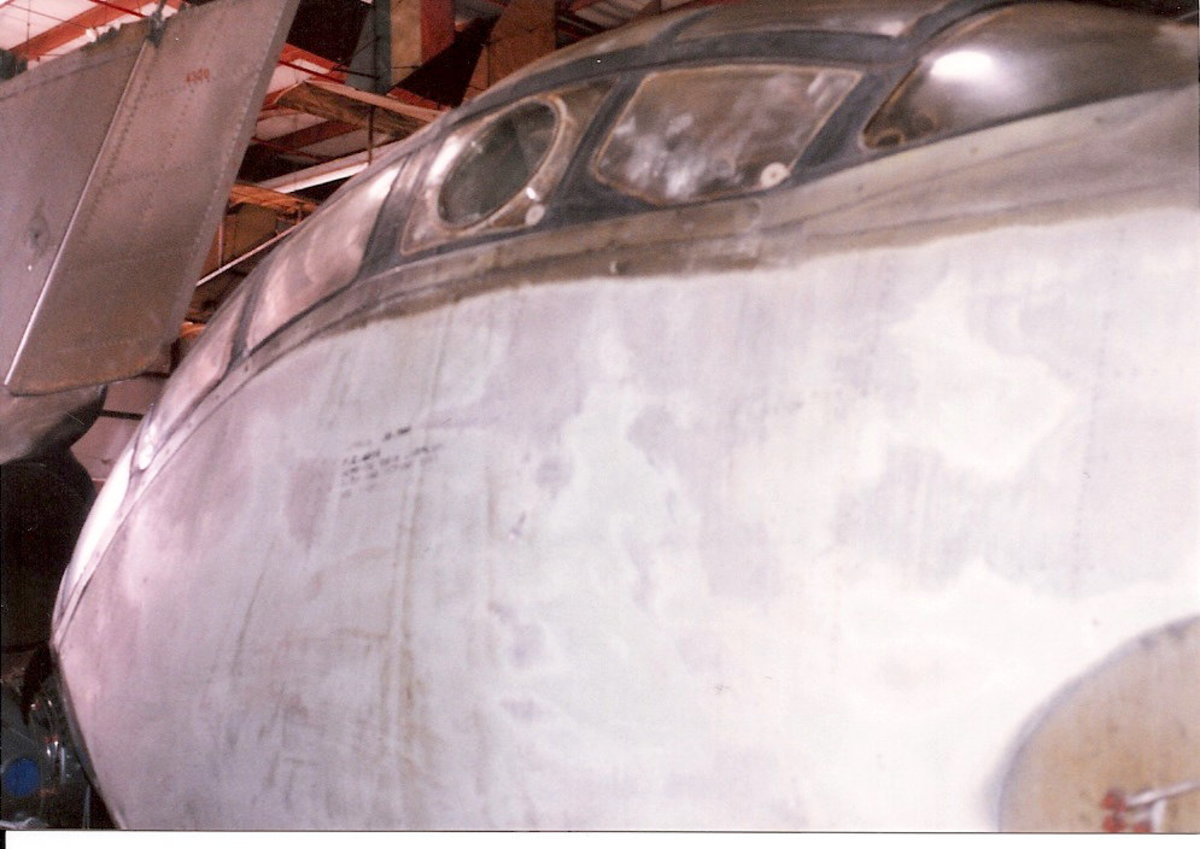 The Junkers Ju-388 brought to the U.S. on the HMS Reaper.  In deep storage at the Paul E. Garber Facility, May 1998.  It is the sole surviving Ju-388.