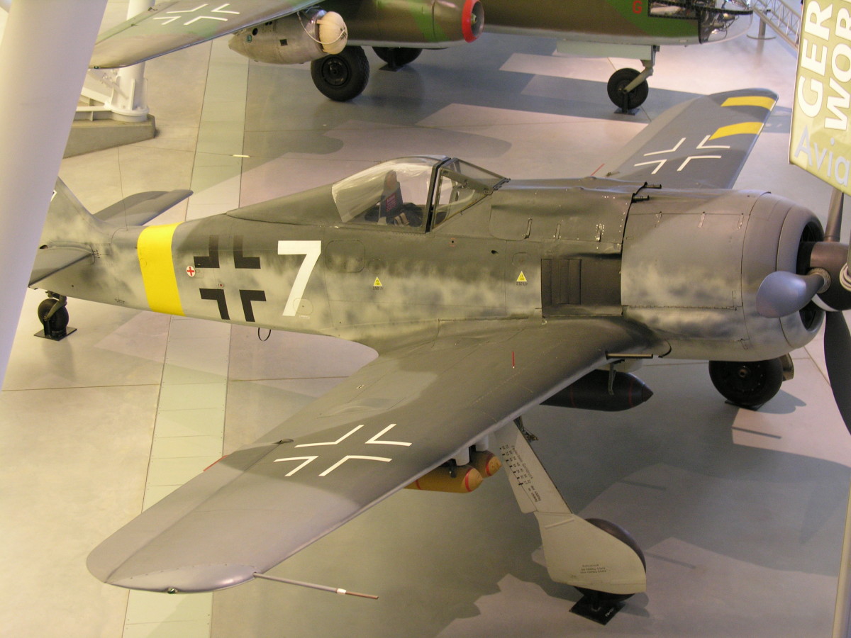 The Fw-190F brought over on the HMS Reaper.  Fully restored and on display at the Udvar-Hazy Center, June 2010.  