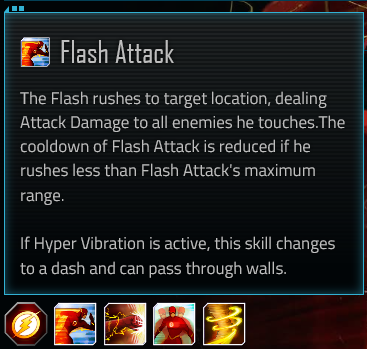Flash special attack #1; Flash Attack