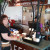 Jan ordering us coffee at Princess Julianna Airport Jan ordering us coffee at Princess Julianna Airport