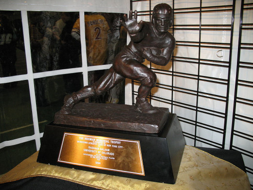 The Heisman Trophy, named for the coach of Georgia Tech's 1916 squad, commemorates the fierce competitiveness of its namesake.