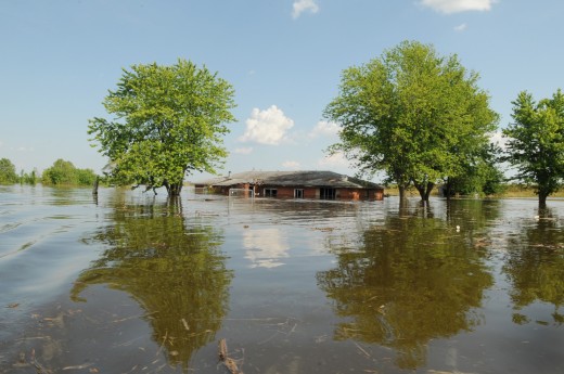 Flooded Home. Wikimedia Commons