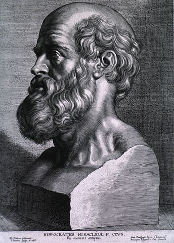 Hippocrates, the father of medicine, realized the healthful benefits of garlic 2400 years ago. (Sketch by Peter Paul Rubens)