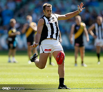 Anthony Rocca (Collingwood) is one of the all-time great long kicks (The Roar)