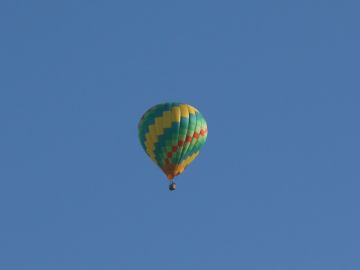 I remember seeing the balloon floating over Yucaipa one morning like I was in a dream.  And yes, living my own life may seem risky to other people, but I remind myself that I am living my life not their's
