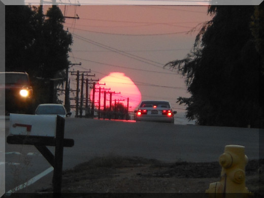 On this day, the sun chose to live the sun's life and appear the way it wanted to, instead of the way it is supposed to appear!