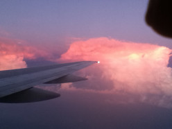 Sunset and storms - homeward bound to San Antonio