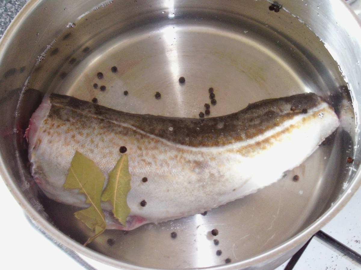 Codling is put on the heat to poach