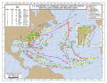 Hurricane Tracks - Can Early Storms Help Predict Later Ones?