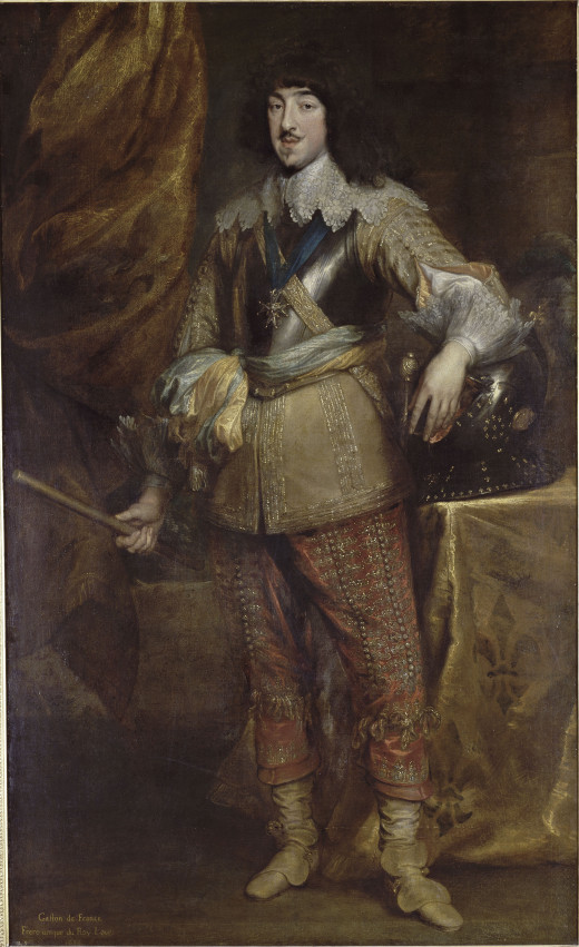 Gaston d’Orléans as an adult in 1634