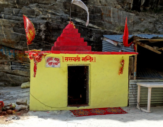 The temple of Goddess Saraswati