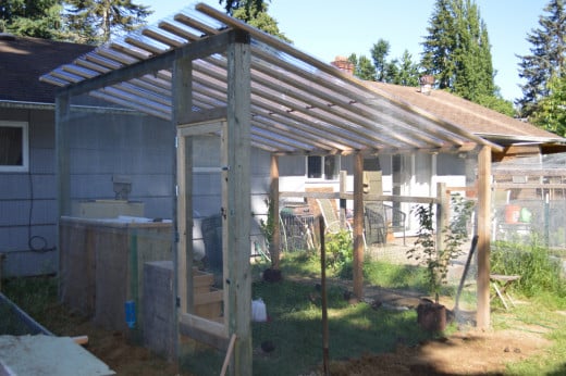 The finished aviary