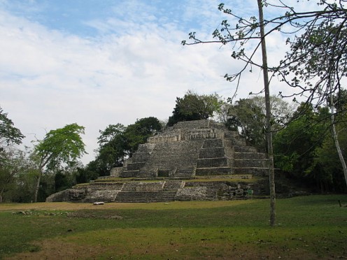 Mayan Construction located in the north of Belize