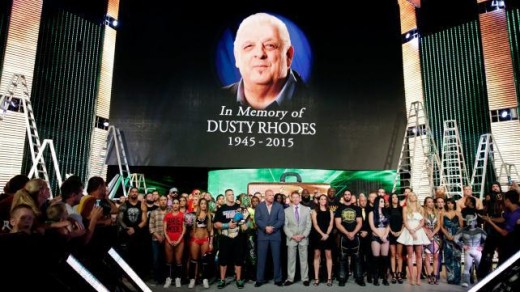 WWE paid respectful tribute to Dusty Rhodes during the show.
