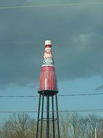 World's largest catsup bottle