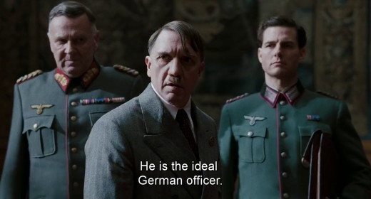 Tom Cruise As Colonel Stauffenberg With Adolf Hitler And Freidrich Fromm (Commander of the Reserve Army)