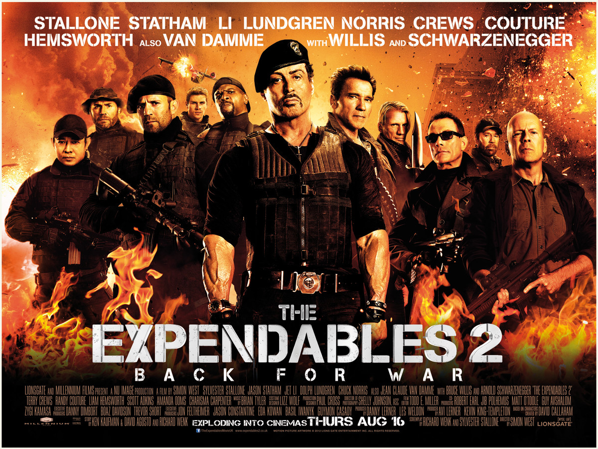 Poster for "The Expendables 2"