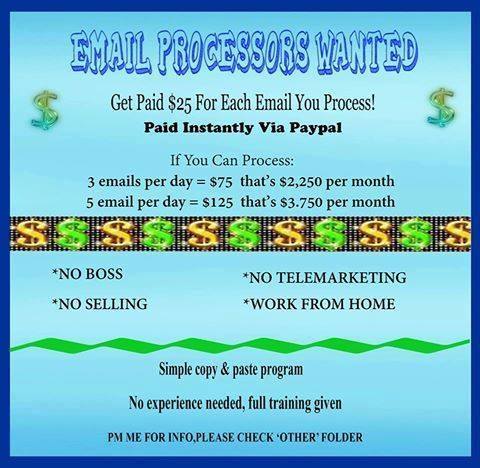 This was posted on Facebook in the Advertising Online Work From Home group page.