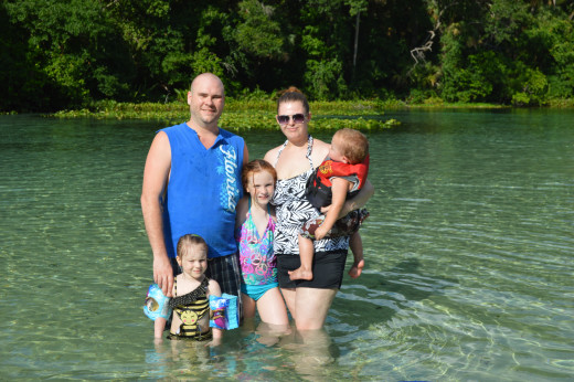 Our family out at Alexander Springs. We had a blast!