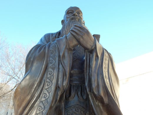 Confucius (551-479BC) provided China with a moral code. His teachings of the  five virtues and five relationships are central to Chinese culture.and Philosophy.