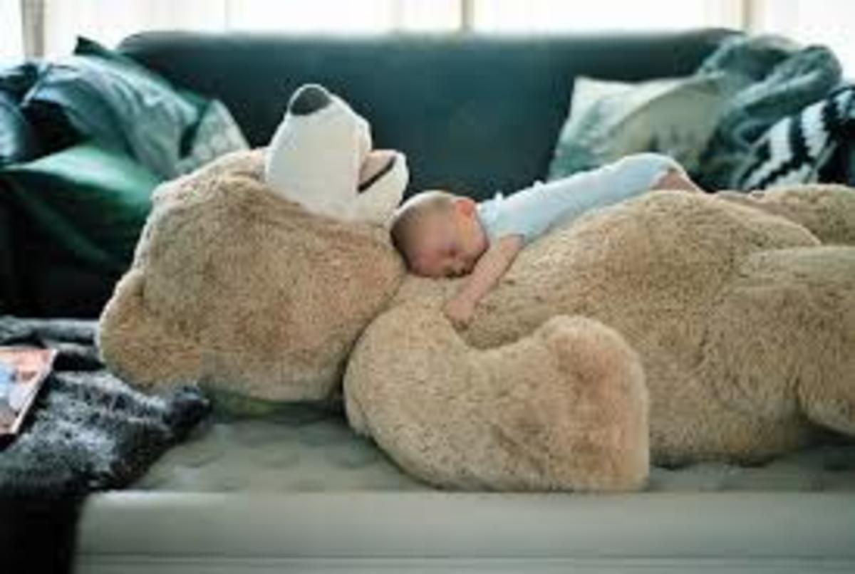 Baby and Teddy Bear