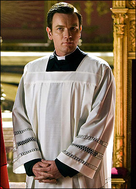 Camerlengo Patrick McKenna portrayed by Ewan McGregor