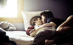 When a girl has to wake the guy up to kiss him, something  is not right.