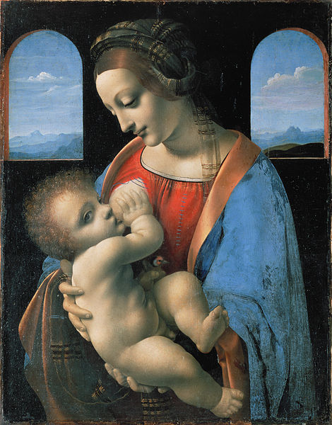 Leonardo or Boltraffio Madonna Litta 1490 Hermitage Saint Petersburg