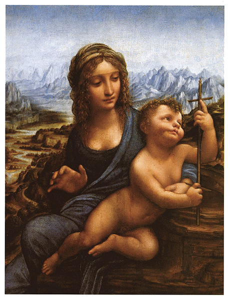 Leonardo da Vinci and others, Madonna of the Yarnwinder (1501), New York  Private Collection