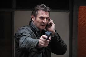 Liam neeson as Brian Mills, former CIA operative with "skills" (and not afraid to use them!).