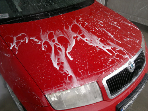 Using wax helps keep your car looking shiny and bright.