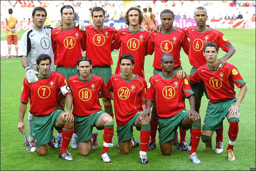 Portugal National team of 2004