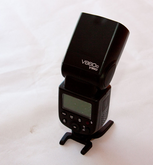 A basic but functional (and cheap as chips) flash gun.
