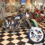 Bikes lined up at Orange County Choppers. Bikes lined up at Orange County Choppers.