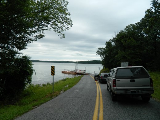 Waiting on the ferry